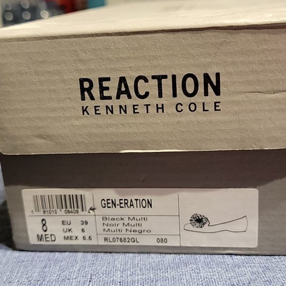 🔥Reaction Kenneth Cole🔥 Black/Multi Flat - Picture 5 of 6